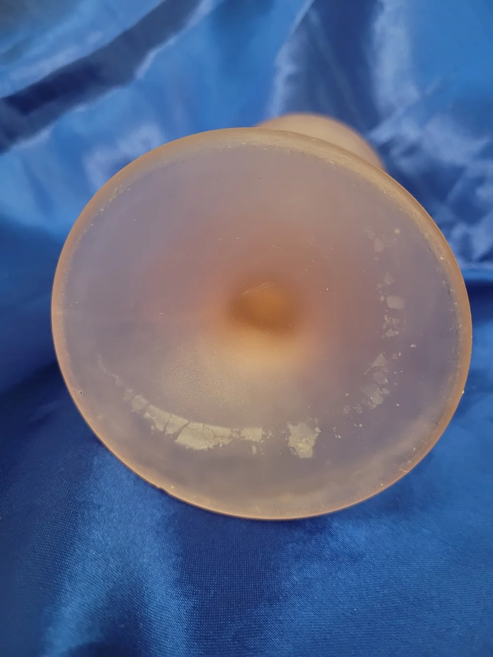 Vintage Satin Glass Pedestal Vase - Home Accents
